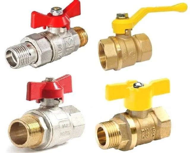 Шаровые краны, ветиля, трехходовые смесители